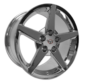 C6 Corvette Reproduction Wheels Chrome Wheel Set